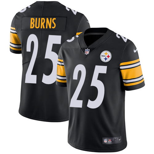 Nike Steelers #25 Artie Burns Black Team Color Youth Stitched NFL Vapor Untouchable Limited Jersey - Click Image to Close